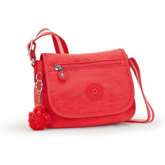 Women's Polyester Mini Crossbody Bag Water Resistant Zipper Adjustable Strap - Picture 4 of 7